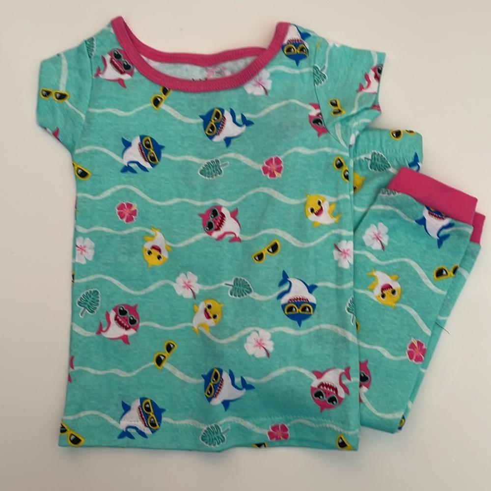 Baby Shark Pajamas Size 18 months